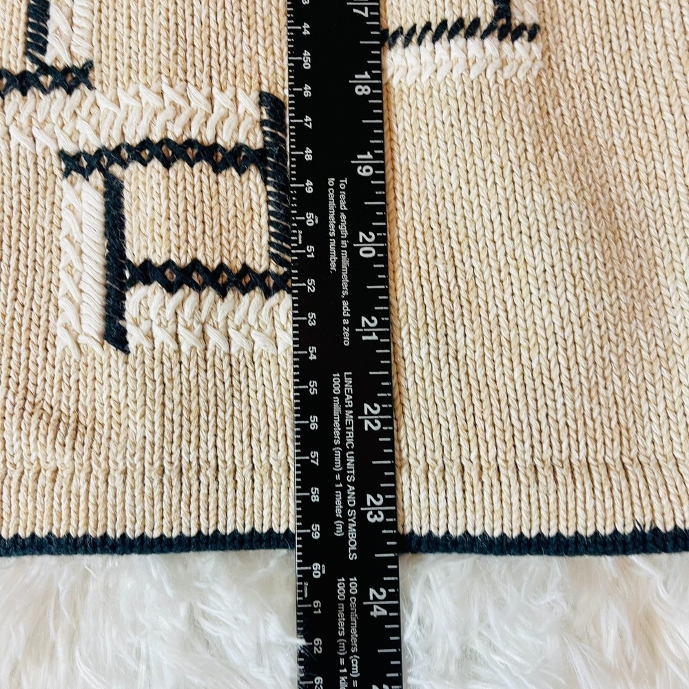Crazy Horse Womens Cozy Knit‎ Sweater Size S Cream Neutral Winter Cabincore - Picture 8 of 9